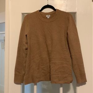 J. Crew Camel colored crewneck sweater
